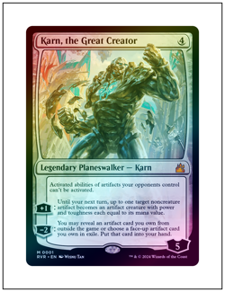 1x Karn, the Great Creator, Foil, Magic MTG NM - Image 1