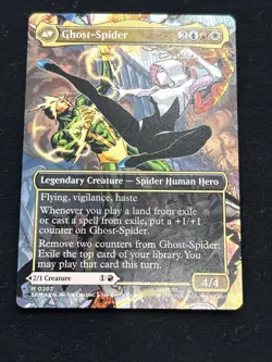 MTG Gwen Stacy Ghost-Spider (0202) - Borderless, NM-Mint, English MTG - Image 2