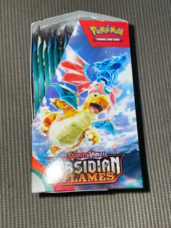 POKEMON OBSIDIAN FLAMES OPEN BOOSTER BOX & OPEN PACKS NO CARDS - Image 3