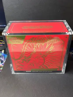 Pokemon Scarlet and Violet Elite Trainer Box ETB Koraidon Factory Sealed + case - Image 1