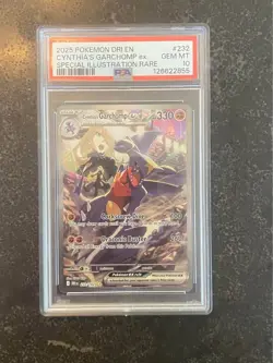 Pokemon 2025 Cynthia's Garchomp ex 232/182 SIR Destined Rivals GEM MINT PSA 10 - Image 1
