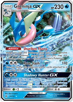 Greninja GX (24/131) Sun & Moon: Forbidden Light​ - Near Mint Holofoil Pokemon T - Image 1