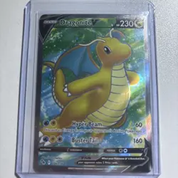 Dragonite V 076/078 Pokemon GO Full Art Ultra Rare NrMt - Image 1