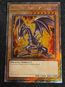 Red-Eyes Black Dragon Platinum Secret Rare RA04-EN109 Yugioh 7th Artwork - Image 1