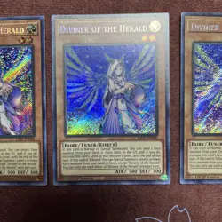 Yugioh Diviner of the Herald (Secret Rare) LIOV-EN000 1st Edition NM x 3 - Image 4
