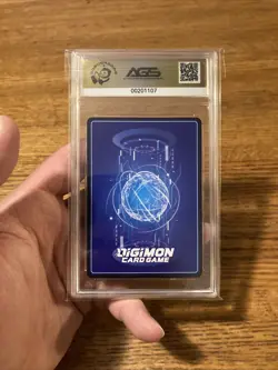 Digimon Card WereGarurumon EX1-017 C Classic Collection Graded 10 Gem Mint AGS - Image 3