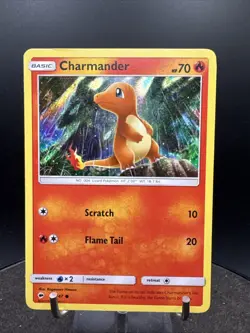 Charmander 18/147 Promo Holo Sun & Moon Burning Shadows Pokemon Card - Image 1
