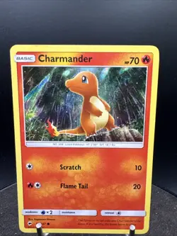 Charmander 18/147 Promo Holo Sun & Moon Burning Shadows Pokemon Card - Image 2
