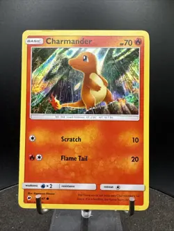 Charmander 18/147 Promo Holo Sun & Moon Burning Shadows Pokemon Card - Image 3