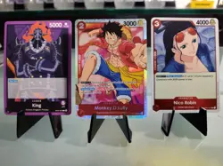 ONE PIECE Card Game Romance Dawn OP01-024 Monkey D Luffy Super Rare + Bonus Card - Image 1