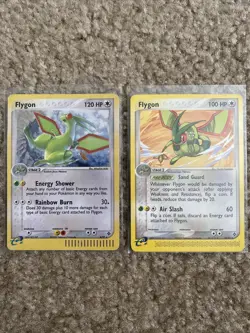 Flygon Pokemon Cards EX Dragon 4/97 Holo Rare & 15/97 Non-Holo Rare - LP - Image 1