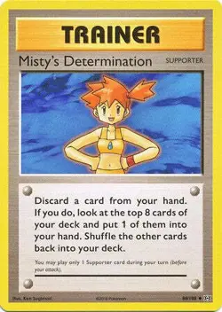 Misty's Determination 80/108 Uncommon - Pokemon XY Evolutions Single Card - Image 1