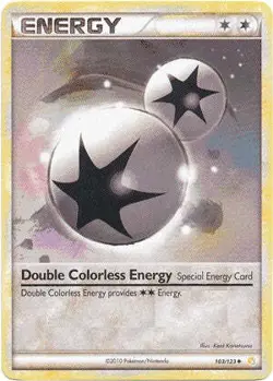 Pokemon HeartGold SoulSilver Card 103/123 Double Colorless Energy - Image 1