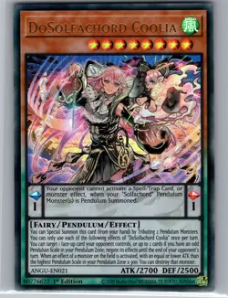 DoSolfachord Coolia ANGU-EN021 Ancient Guardians - Yu Gi Oh Card - NM - Image 1