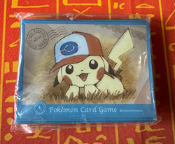 POKEMON CENTER JAPAN PIKACHU CAP CARD SLEEVES (64) SEALED ANIME JAPANESE - Image 1