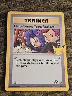 Here Comes Team Rocket 15/82 Celebrations Classic Collection Pokemon Card - Image 1