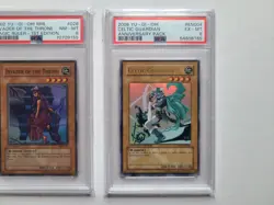 Yu-gi-oh 3 Vintage PSA Graded Cards Celtic Guardian, Invader Throne 1st, Lord D! - Image 5