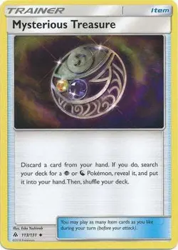 Mysterious Treasure 113/131 Uncommon - Pokemon Sun & Moon Forbidden Light Card - Image 1