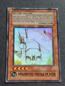 Koa'ki Meiru Guardian Limited Edition RGBT-ENPP3 Super Rare Yu-Gi-Oh card. - Image 2