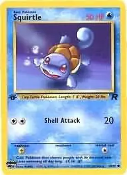 Pokemon Team Rocket Card 68/82 Squirtle UNLIMITED EDITION ~ NOT FIRST - Image 1