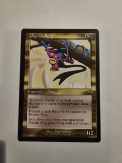 Magic the Gathering Modern Horizons 3 Psychic Frog Card #433 Retro Frame - Image 1