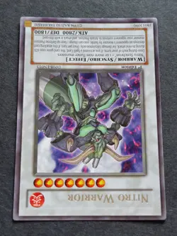 Nitro Warrior 1st Edition Yusei Fudo. DP08-EN013 Yu-Gi-Oh card - Image 3
