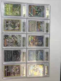 Pokemon 10 Card All Beckett Graded Slab Lot #11 - Image 1