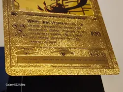 Shining Charizard Pokemon HP100 #107/105 First Edition Gold Foil Fan Art Card - Image 3