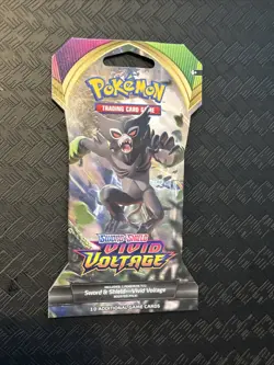 Pokemon: Sword & Shield Vivid Voltage - Booster Pack TCG -10 Cards Game - Zarude - Image 2