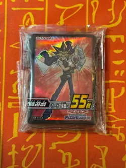 YUGIOH YAMI YUGI RED CARD SLEEVES (55) JAPANESE OFFICIAL - Image 1