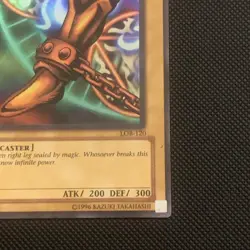 Right Leg Of The Forbidden One LOB-120 Holo Ultra Rare Yugioh Card - Image 5