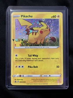 Pokemon TCG Pikachu SWSH039 Holo Card General Mills Promo 25th Anniversary 🔥⚡ - Image 1