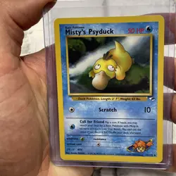 Misty's Psyduck 54/132 - Gym Heroes Unlimited Edition - WOTC Pokemon Card NM TCG - Image 1