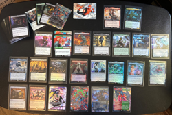 MAGIC THE GATHERING SPIDER-MAN 89 CARD LOT - Mythics, Rares, Foil Commons - Image 1
