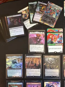 MAGIC THE GATHERING SPIDER-MAN 89 CARD LOT - Mythics, Rares, Foil Commons - Image 3