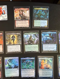 MAGIC THE GATHERING SPIDER-MAN 89 CARD LOT - Mythics, Rares, Foil Commons - Image 5