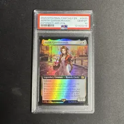 PSA 10 2025 MTG FINAL FANTASY EXTENDED ART-FOIL #0423 AERITH GAINSBOROUGH - Image 1