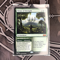 Virtue of Strength - Wilds of Eldraine (WOE) - Image 1
