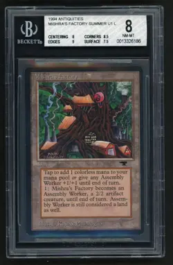 ***BGS 8 Mishra's Factory Summer*** MTG Antiquities Magic Kid Icarus - Image 1