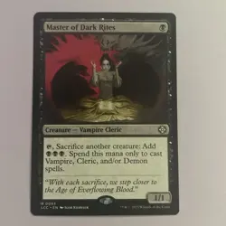 Master of Dark Rites Commander: the Lost Caverns of Ixalan Regular - Image 1