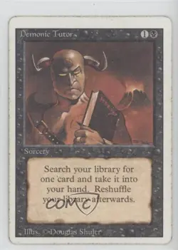 Demonic Tutor Magic: Revised Edition 1994 - Image 1