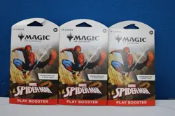 Magic MTG Spider-Man Play Booster Lot of 3 Packs | New Sealed | Marvel Crossover - Image 1