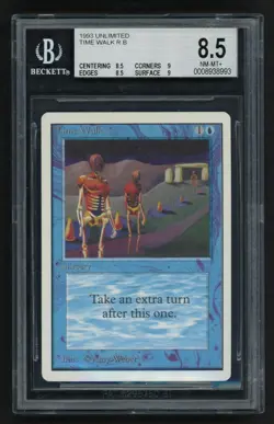 ***BGS 8.5 Quad++ Unlimited Time Walk*** MTG Unlimited Magic Kid Icarus - Image 1