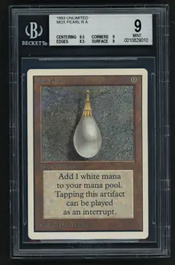 ***BGS 9 Unlimited Mox Pearl*** MTG Unlimited Magic Kid Icarus - Image 1