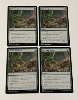 4X MTG Pick Your Poison - Murders At Karlov Manor LP - Image 1