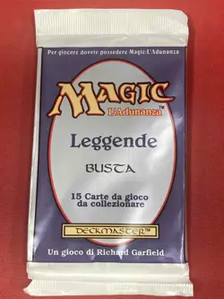 ***Sealed Italian Legends Booster Pack*** MTG Legends Magic Kid Icarus - Image 3