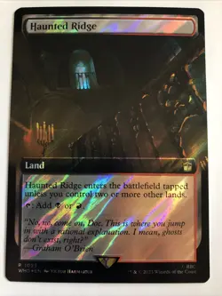 MTG Universes Beyond Doctor Who Haunted Ridge Extended Art Surge Foil 1093 NM - Image 1