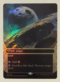 Strip Mine Borderless Foil (0040) - Edge of Eternities: Stellar Sights MTG - Image 1