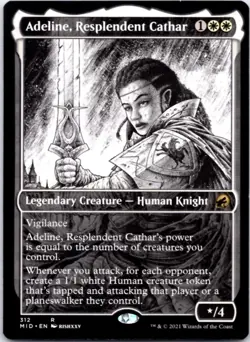 Adeline, Resplendent Cathar (Showcase) - Innistrad: Midnight Hunt - 312 NM - Image 1