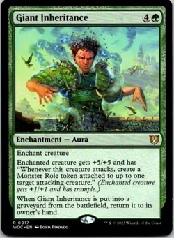 Magic the Gathering HP Giant Inheritance Wilds of Eldraine Commander MTG - Image 1